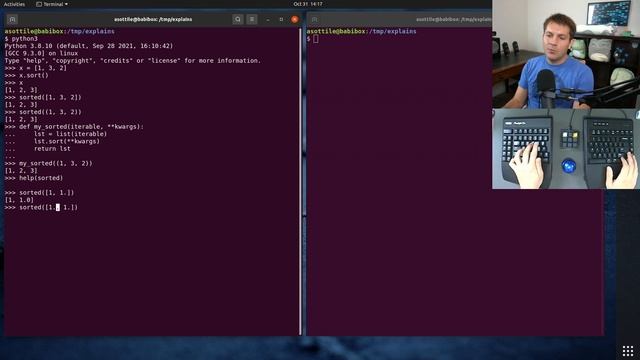 sorting basics in python (beginner) anthony explains #360 смотреть онлайн