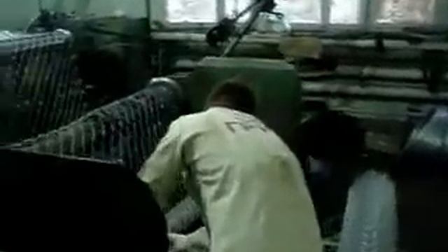 Сетка рабица. Производство сетки на станке автомате. смотреть онлайн