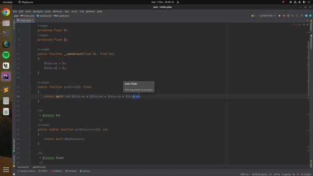 ? POO avec PHP 8.1 - Exercice - Gestion de vecteurs - 021 смотреть онлайн