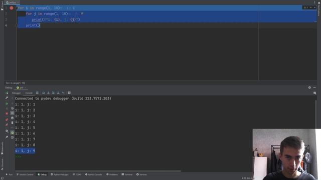 ВЛОЖЕННЫЕ ЦИКЛЫ | Python для ЕГЭ #16 смотреть онлайн