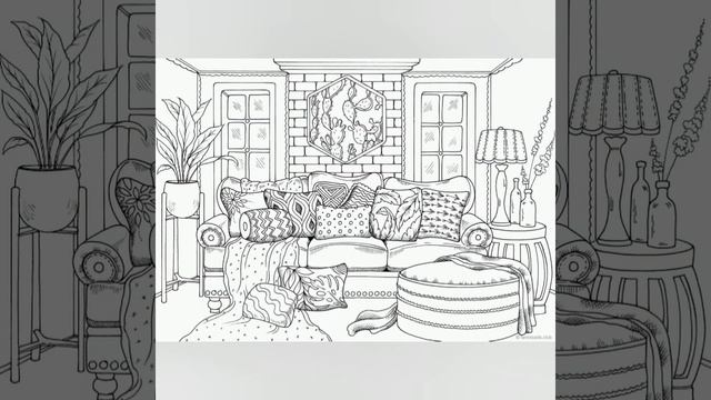 Картинки для раскрашивание есть приложение пинтерест там можно искать вот такие картинки смотреть онлайн