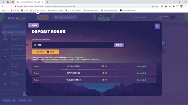 Bloxmoon I HOW TO DEPOSIT I ( ROBLOX ACC ROBUX DEPOSIT TUTORIAL ) смотреть онлайн