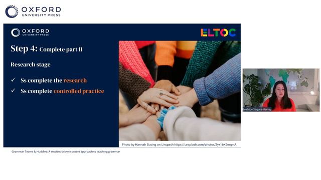 Grammar Teams: a different way to teach grammar - Beatrice Segura-Harvey | ELTOC Chapter 5 2023 смотреть онлайн