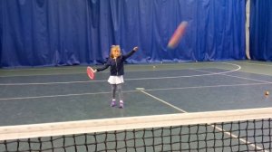 Детские занятия по большому теннису