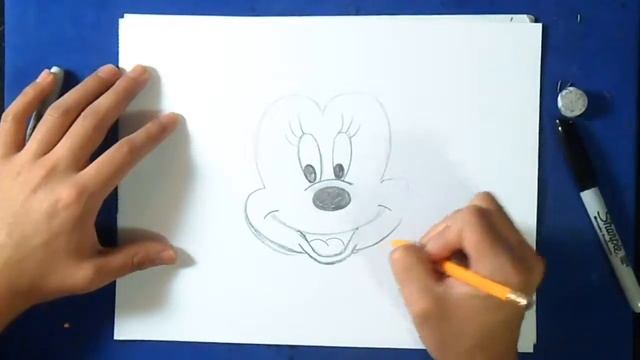 как рисовать Минни Маус смотреть онлайн