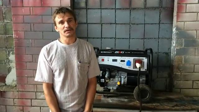 Отзыв производственника: электрогенератор бензиновый профессиональный SENCI SC9000T смотреть онлайн