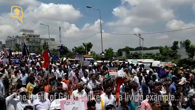 Young Women Journalist Stage Protest Against Murder of Gauri Lankesh | The Quint смотреть онлайн