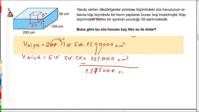 7. Sınıf Matematik Telafi Hacim ve Sıvı Ölçme Problemleri (6. Sınıf Matematik) PDF'li смотреть онлайн