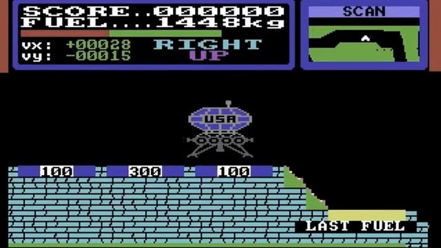 C64 Game: Lunar Lander (Klaus Kunze) смотреть онлайн
