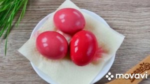 ПОКРАСКА ЯИЦ СВЕКЛОЙ!