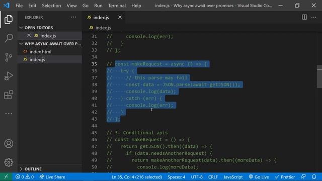 Why To Use JavaScript Async/Await Over Promises ? смотреть онлайн