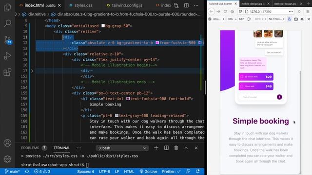 Frontend Mentor Chat app illustration challenge using Tailwind CSS - Part 2 смотреть онлайн