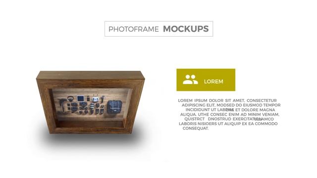 Wood Frame Powerpoint Animation Mockup смотреть онлайн