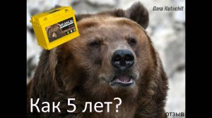 Отзыв на тюменский аккумулятор Медведь после 5 лет эксплуатации