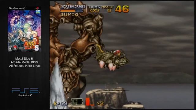 Metal Slug 6 [PS2] - Arcade Mode 100% / All Routes / Hard (Single Play) смотреть онлайн