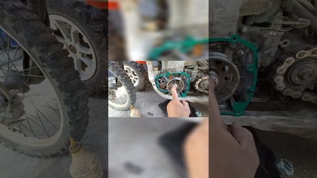 Honda CRF450x cambio de estator смотреть онлайн