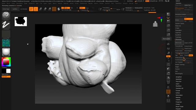 How to Retopologize a Plush Toy Part 1 смотреть онлайн