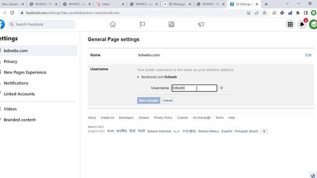 How to set facebook page URL or, custom URL setup смотреть онлайн