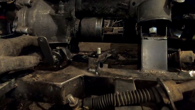 Тросиковая кулиса на самодельный квадроцикл с КПП ВАЗ. смотреть онлайн