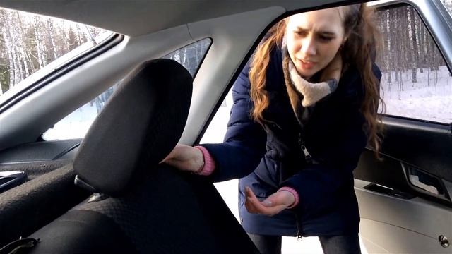 Как разложить и сложить заднее сиденье в приоре хэтчбек | Автошкола для девушек смотреть онлайн