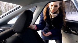 Как разложить и сложить заднее сиденье в приоре хэтчбек | Автошкола для девушек