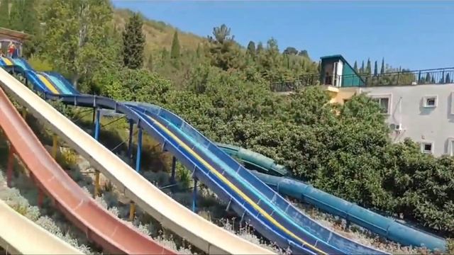 Я обалдела от увиденного. Аквапарк  в Алуште....