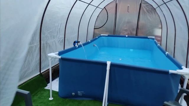 бассейн 4/2 теплице 6/3 правильная теплица