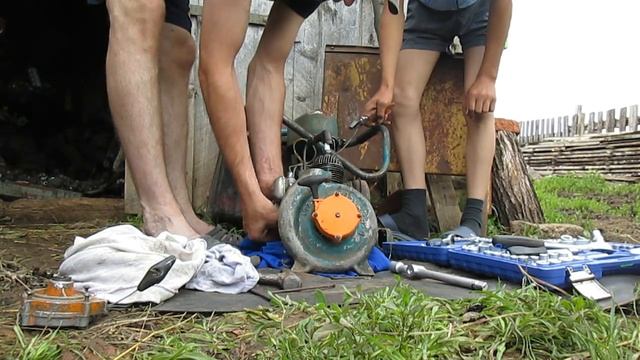 бензопила ДРУЖБА 1975 - реанимация смотреть онлайн