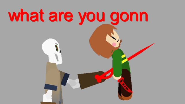papyrus vs chara (intro) смотреть онлайн