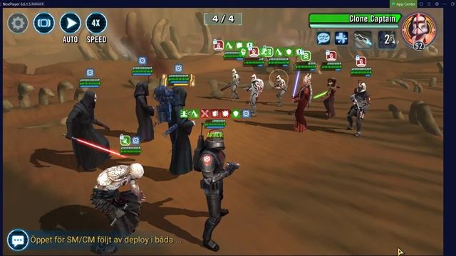 SWGOH Geonosis: Separatist Might Territory Battle (PHASE 1) смотреть онлайн