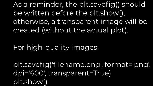 Python :How to export plots from matplotlib with transparent background?(5solution) смотреть онлайн