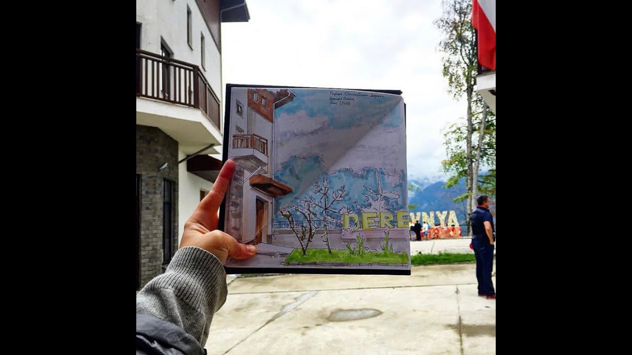 Самый необычный скетчбук! Что можно рисовать в треугольном блокноте. смотреть онлайн