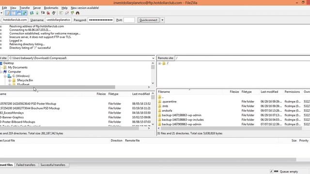 Transferring Index Html With Filezilla