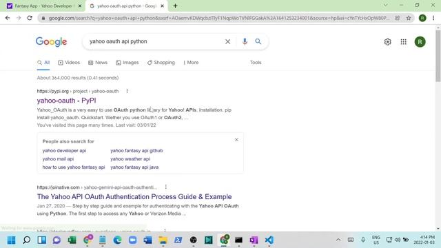Using the Yahoo Fantasy API Package for Python смотреть онлайн