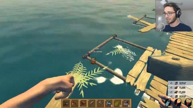 BUILDING UP THE FORTRESS! | Raft Part 2 смотреть онлайн