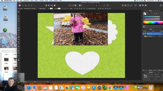 Affinity Photo: как редактировать фото - вырезаем объект и вставляем туда фото, работа с текстом смотреть онлайн