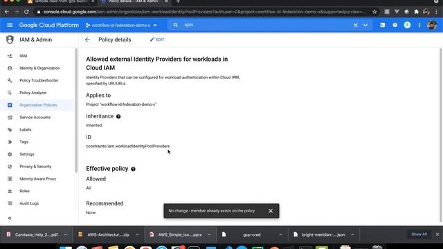 GCP - Workload Identity Federation - Access GCS Bucket From AWS Lambda Function смотреть онлайн