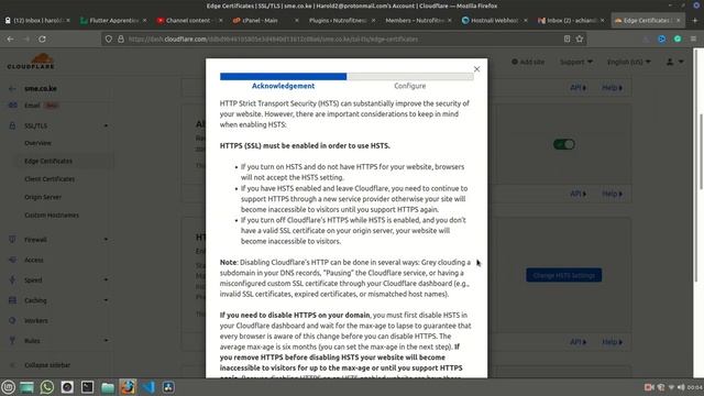 Configurer Cloudflare Pour utiliser Let’s Encrypt SSL смотреть онлайн