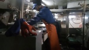 Работа в море! Обработка! Бадер!!!