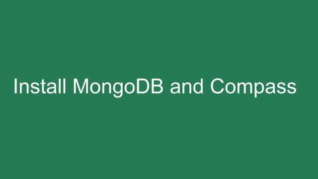 Install MongoDB and Compass සරලව සිංහලෙන් смотреть онлайн