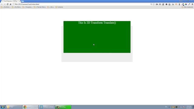 Learn Css3 in Arabic #12 - 2D Transform - Translate смотреть онлайн