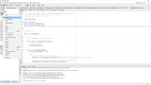 Crear JAR en netbeans смотреть онлайн