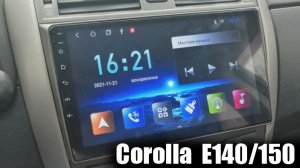 Android магнитола для Toyota Corolla / SRNUBI обзор и отзыв