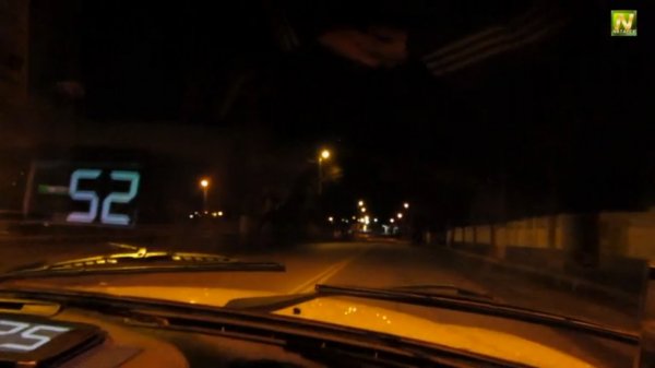 Проэктор на лобовое стекло GPS - Test спидометр андроид