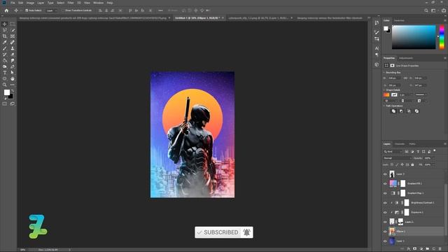 Aesthetic Cyberpunk Robocop Poster - Tutorial Photoshop CC 2020 смотреть онлайн