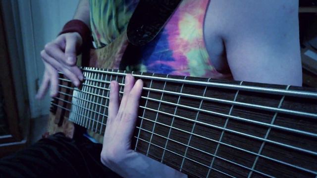 Ingesting Humanity - The Serpent King: 8 String Bass and Guitar Playthrough смотреть онлайн