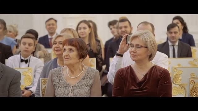 Церемония регистрации в Петровском путевом дворце в Москве. Свадебное агентство в Москве "Под ключ" смотреть онлайн