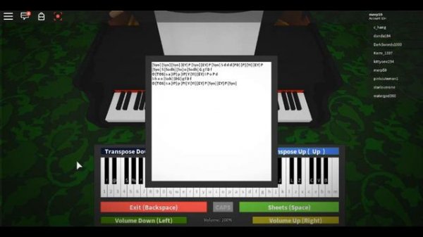 Imperial March Roblox Piano / Virtual Piano [NOTES IN DESC]