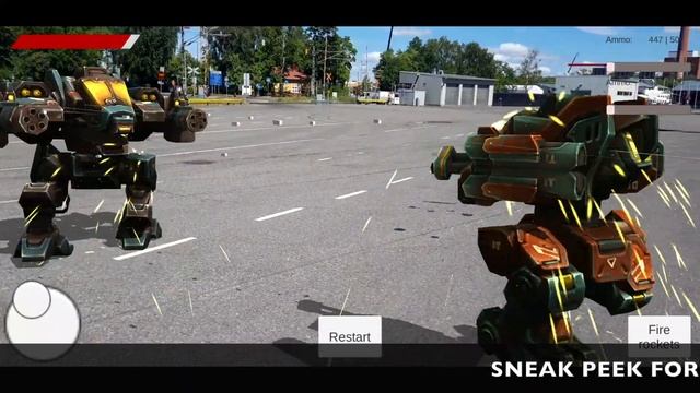 ARCore multiuser game - concept demo of new AR game смотреть онлайн