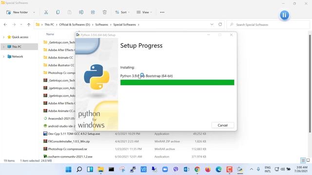 How to download and install python 3.9.6 on windows 11 | Learn IT смотреть онлайн